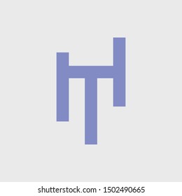 Letter MH logo design. Universal elegant vector sign design. Graphic alphabet symbol for corporate business identity. simple logo for company