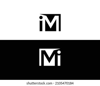 Letter MI And IM Logo And Icon Design Modern Vector Template Symbol.	
