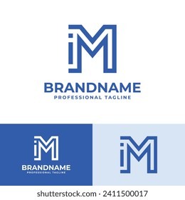 Letter MI Modern Logo, suitable for business with MI or IM initials