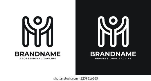 Letter MI or MYI Logo, suitable for any business with MI or MYI initials.