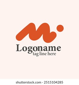 Letter MI vector logo design