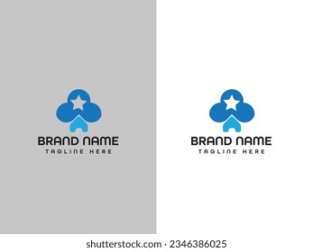 Letter minimal business logo design