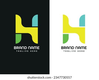 letter minimal business logo design