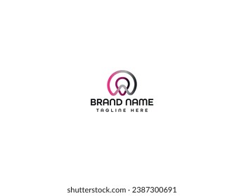 letter minimal business logo design
