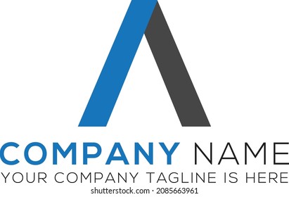 a letter minimal logo design