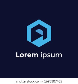A Letter Minimal Logo Design Template. Vector Illustration