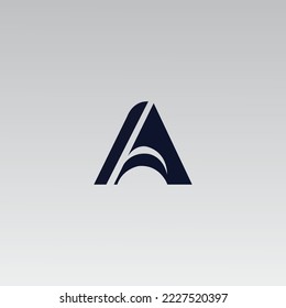 Letter A Minimal Logo Design Template