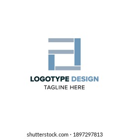 Letter A Minimalist Logotype Vector Design great for any purposes