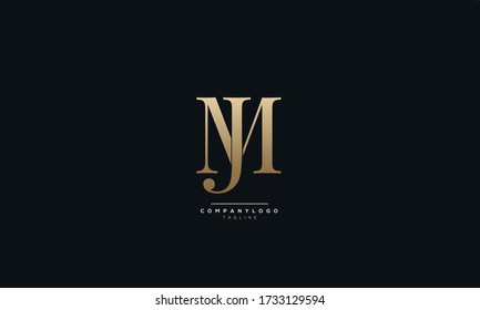 Mj Letter Logo Design Mj Letter Stock Vector (Royalty Free) 1685427877 ...