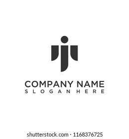 Letter MJ logo design