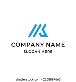 letra MK y diseño del logotipo de construcción