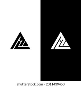 letter ML, LM, AML logo