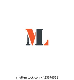 Letter ML Logo Icon Design Template Elements