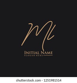 Ml Initials Images, Stock Photos & Vectors | Shutterstock