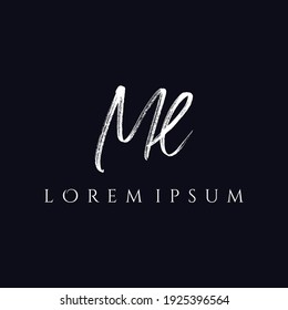 Letter ML luxury logo design vector