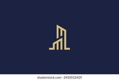 letter mm with city logo icon design vector design template inspiration
