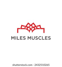 letter mm with flower abstract line logo design	