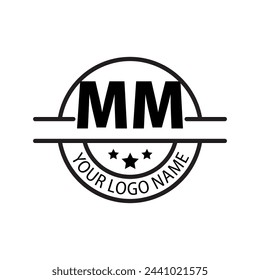 letter MM logo. MM. MM logo design vector illustration for creative company, business, industry
