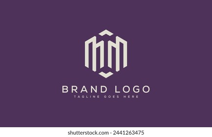 Diseño de la plantilla del vector del diseño del logotipo de la letra MM para la marca.