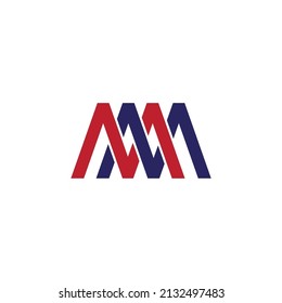 Imagen del vector del logotipo de MM de la letra