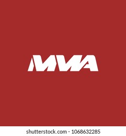 letter mma logo vector