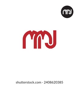 Letter MMJ Monogram Logo Design