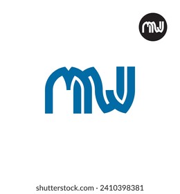 Letter MNJ Monogram Logo Design