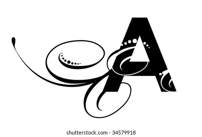 Letter Modern Initial Stock Vector (Royalty Free) 34579918 | Shutterstock