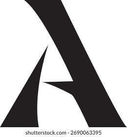 Carta Un diseño de logotipo moderno