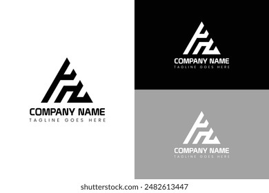 Letter A modern logo design template