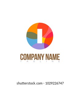 ICH SCHREIBE MODERNE LOGO-VORLAGE