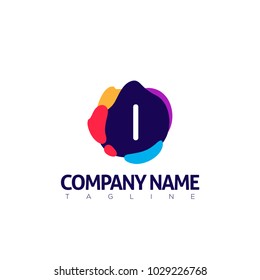 I LETTER MODERN LOGO TEMPLATE