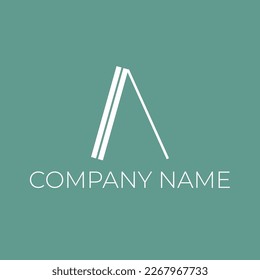 A letter modern logo template. Letter mark logo design. Modern logo design.