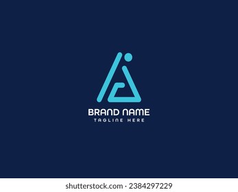 A letter modern logo ,this is a creative logo 
