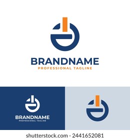 Letter A Modern Power Logo, suitable for business related to power or energy with A initial