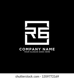 letter modern square RG Logo vector design, It is good for your business company or corporate