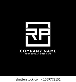 letter modern square RP Logo vector design, It is good for your business company or corporate