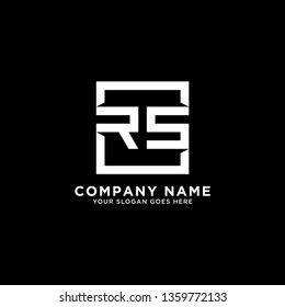 letter modern square RS Logo vector design, It is good for your business company or corporate