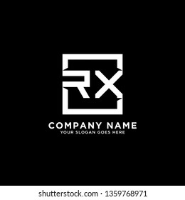 Letter Modern Square RX Logo Vector Design, It Is Good For Your Business Company Or Corporate