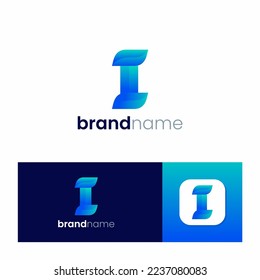 Diseño de logotipo de estilos modernos de carta I