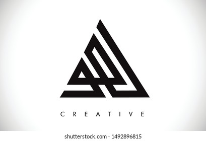 A Letter Modern Trendy Design Logo. Letter A Icon Logo with Monogram Vector Illustration.