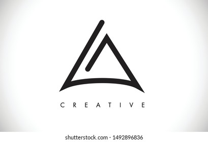 A Letter Modern Trendy Design Logo. Letter A Icon Logo with Monogram Vector Illustration.