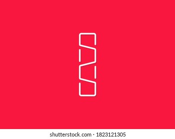 Le escribo una carta, diseño moderno y de moda. Línea continua, tipo de letra único. Ilustración de vectores eps10