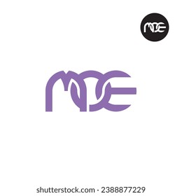 Letter MOE Monogram Logo Design