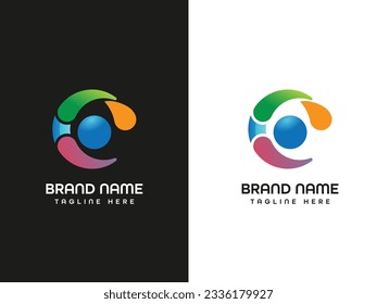 letter monogram business logo design