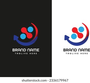 letter monogram business logo design