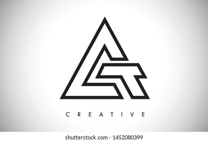 A Letter Monogram Design Logo. Letter A Icon Logo with Modern Monogram Vector Illustration.