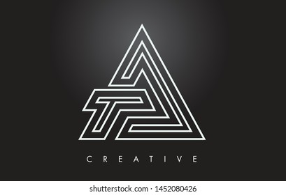 A Letter Monogram Design Logo. Letter A Icon Logo with Modern Monogram Vector Illustration.