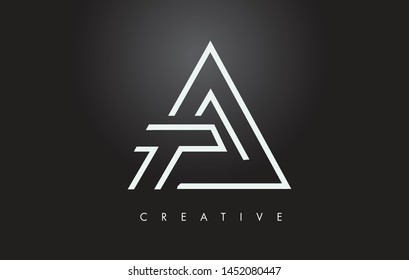 A Letter Monogram Design Logo. Letter A Icon Logo with Modern Monogram Vector Illustration.