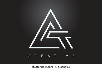 A Letter Monogram Design Logo. Letter A Icon Logo with Modern Monogram Vector Illustration.